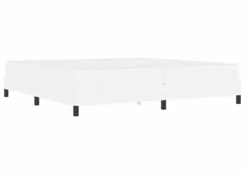 Pat Altele Alb pur 200 x 200 cm Piele artificială - 2/5