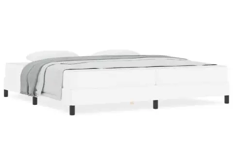 Pat Altele Alb pur 200 x 200 cm Piele artificială - 4/5