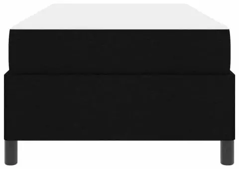 Pat cu arcuri Negru, Negru 90 x 190 cm - 5/5