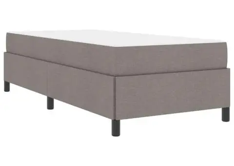 Pat cu arcuri Crema, Negru 90 x 200 cm - 2/5