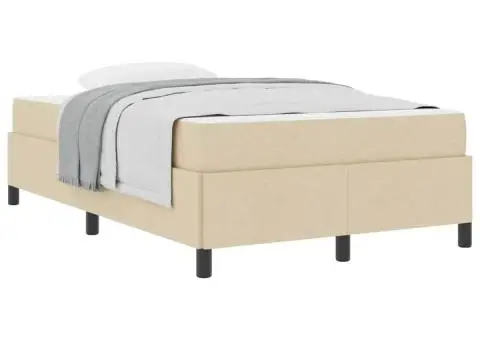 Pat cu arcuri Crema, Negru 120 x 200 cm - 3/5