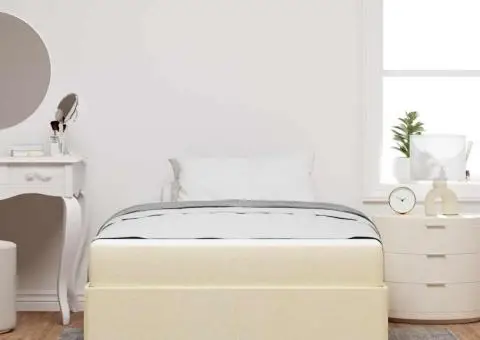 Pat cu arcuri Crema, Negru 120 x 200 cm - 5/5