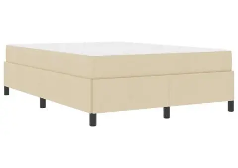 Pat cu arcuri Crema, Negru 140 x 190 cm - 2/5