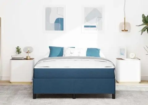 Pat cu arcuri Gri deschis, Negru 140 x 190 cm - 5/5