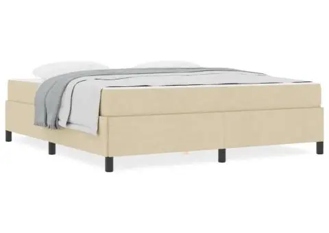 Pat cu arcuri Crema, Negru 180 x 200 cm - 4/5