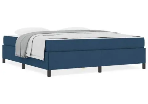 Pat cu arcuri Gri deschis, Negru 180 x 200 cm - 4/5