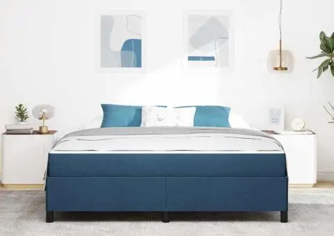 Pat cu arcuri Gri deschis, Negru 180 x 200 cm - 5/5