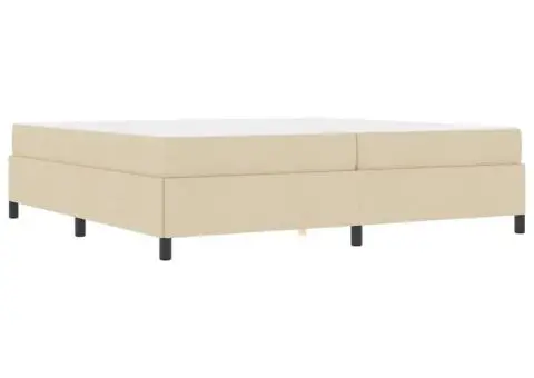 Pat cu arcuri Crema, Negru 200 x 200 cm - 2/5