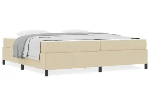 Pat cu arcuri Crema, Negru 200 x 200 cm - 4/5