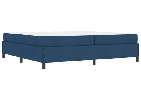 Pat cu arcuri Gri deschis, Negru 200 x 200 cm - 2/5