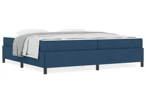 Pat cu arcuri Gri deschis, Negru 200 x 200 cm - 4/5