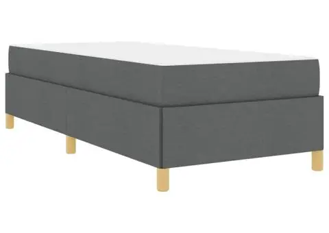 Pat cu arcuri Altele Negru și Maro și Alb 80 x 200 cm Poliester - 2/5