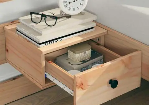 Cadru de pat cu sertar Maro 135 x 190 cm - 5/5