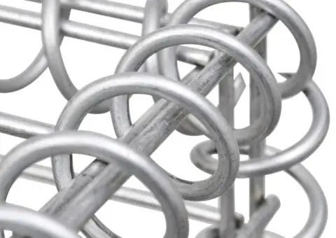 Jardinieră gabion în formă de H, 260 x 40 x 200 cm, sârmă oțel - 5/5