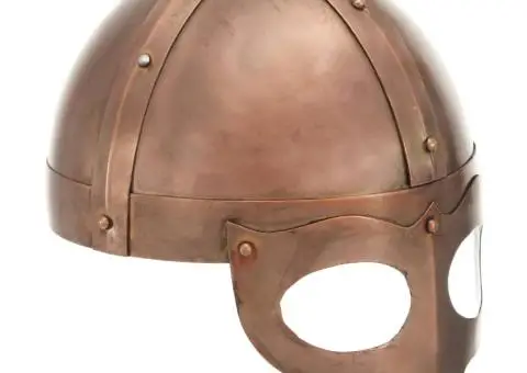 Coif de viking, aspect antic, jocuri pe roluri, arămiu, oțel - 1/5