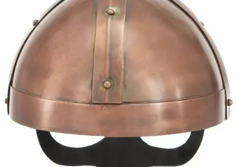 Coif de viking, aspect antic, jocuri pe roluri, arămiu, oțel - 4/5