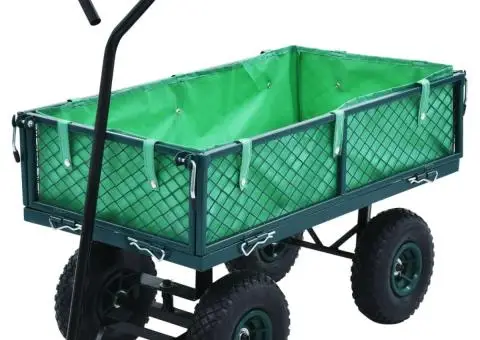 Cărucior manual de grădină, verde, 250 kg - 1/5