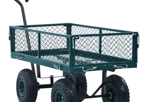 Cărucior manual de grădină, verde, 250 kg - 2/5