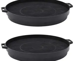vidaXL Filtre cu cărbune pentru hotă de bucătărie, 2 buc., 210 mm