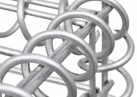 Strat înălțat cub gabion, 50 x 50 x 50 cm, sârmă de oțel - 5/5