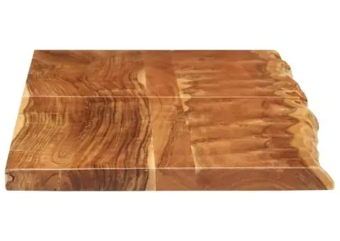 Blat lavoar de baie, 140x52x3,8 cm, lemn masiv de acacia - 4/5
