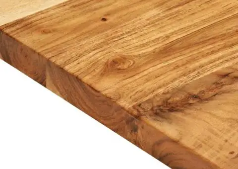 Blat lavoar de baie, 140x52x3,8 cm, lemn masiv de acacia - 5/5