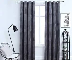 vidaXL Draperii opace cu inele, 2 buc., antracit, 140x225 cm, catifea