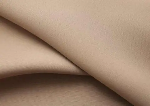 Draperie opacă, gri taupe, 290 x 245 cm, cu cârlige - 3/5