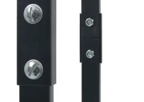 Rastel pentru lemne de foc, negru, 80x25x150 cm, oțel - 5/5