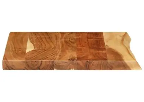 Blat lavoar de baie, 58x52x3,8 cm, lemn masiv de acacia - 4/5