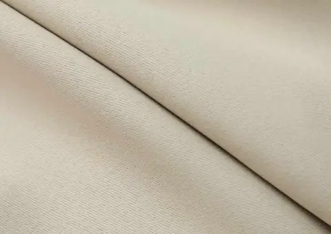 Draperii opace cu cârlige, 2 buc., bej, 140 x 245 cm - 4/5