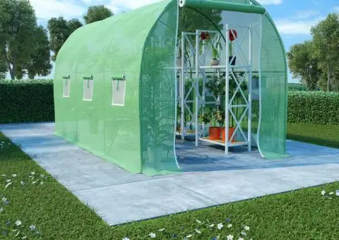 Seră, 6,86 m², 3,43 x 2 x 2 m - 1/5