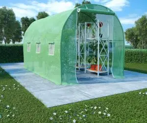 vidaXL Seră, 6,86 m², 3,43 x 2 x 2 m