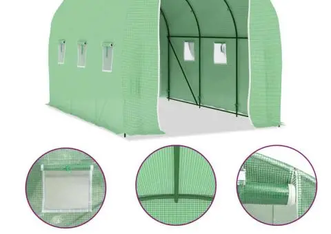 Seră, 6,86 m², 3,43 x 2 x 2 m - 5/5