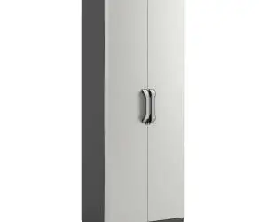 Keter Dulap de depozitare multifuncțional Gear, negru și gri, 182 cm