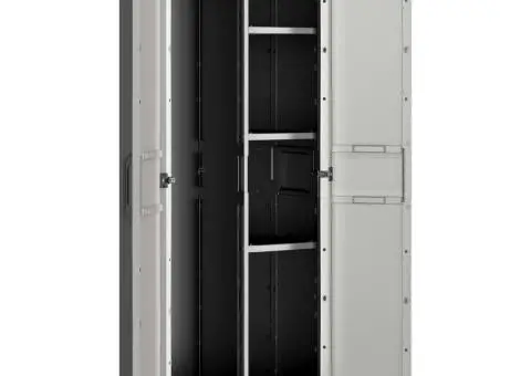 Keter Dulap de depozitare multifuncțional Gear, negru și gri, 182 cm - 2/5