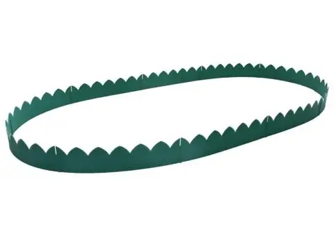 Borduri de gazon, 10 buc., verde, 65x15 cm, PP - 3/5