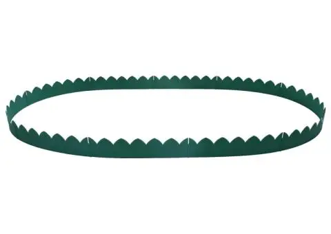 Borduri de gazon, 10 buc., verde, 65x15 cm, PP - 4/5