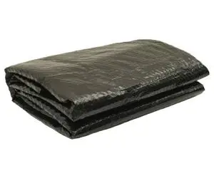 vidaXL Prelată piscină, negru, 417 cm, PE
