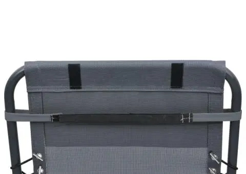 Tetieră pentru șezlong, gri, 40 x 7,5 x 15 cm, textilenă - 5/5