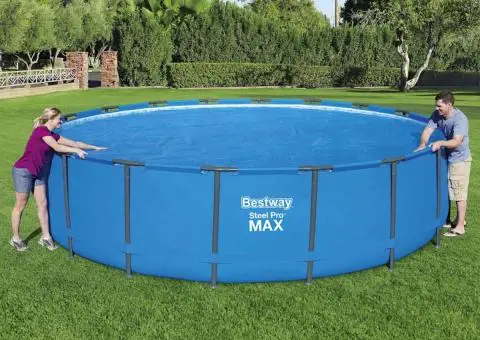 Bestway Prelată solară de piscină Flowclear, 549 cm - 3/5