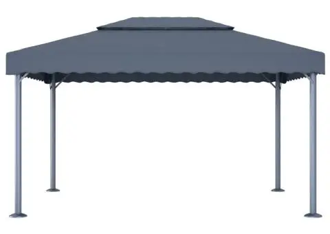 Pavilion, antracit, 400 x 300 cm, aluminiu - 2/5