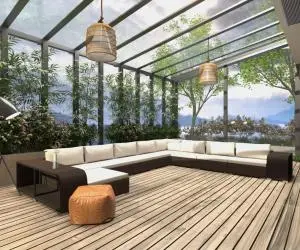vidaXL Set mobilier de grădină cu perne, 11 piese, maro, poliratan