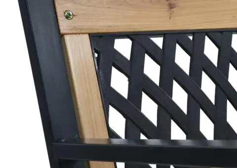 Bancă de grădină, 120 cm, lemn - 5/5