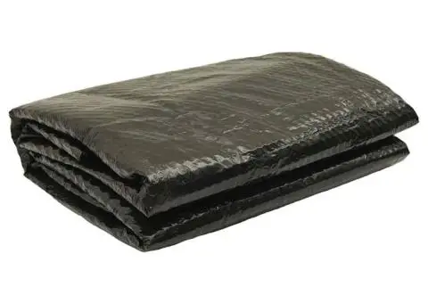 Prelată piscină, negru, 527 cm, PE - 1/5