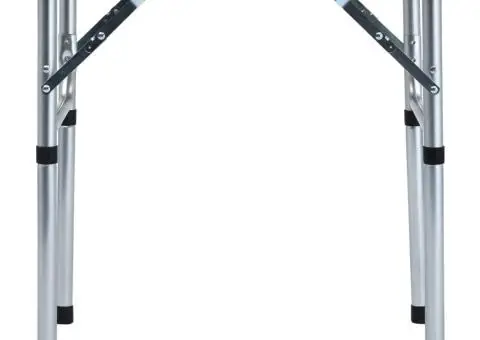 Masă de camping pliabilă, 60 x 45 cm, aluminiu - 2/5