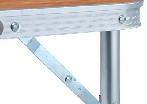 Masă de camping pliabilă, 60 x 45 cm, aluminiu - 5/5