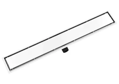 Rigolă de duș cu capac 2-în-1, 93 x 14 cm, oțel inoxidabil - 5/5