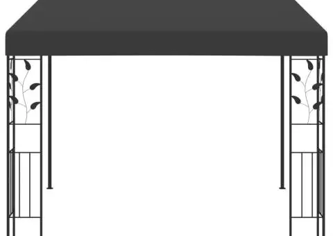 Pavilion de perete, antracit, 3 x 3 x 2,5 m - 2/5