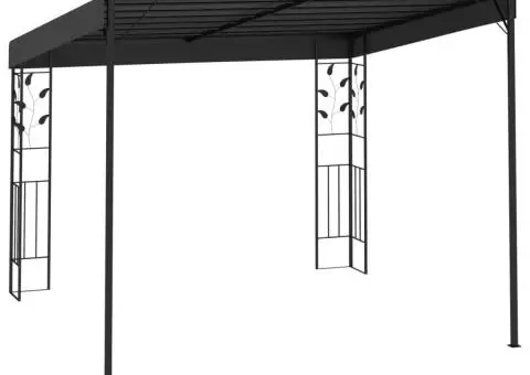 Pavilion de perete, antracit, 3 x 3 x 2,5 m - 3/5